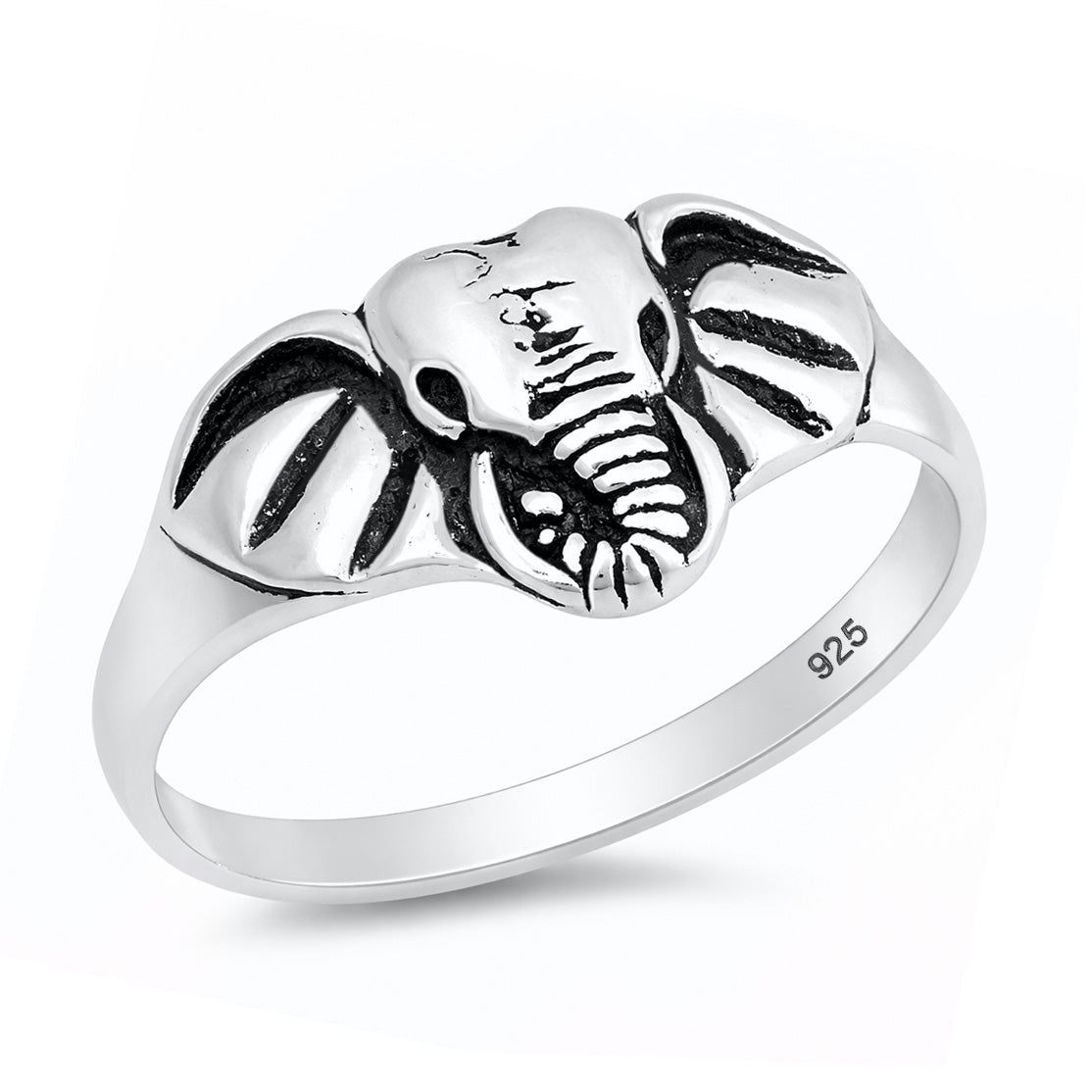 Silver Ring - Elephant