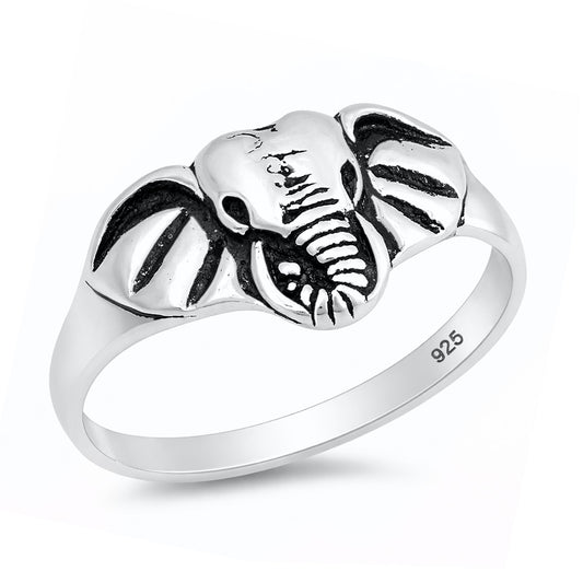 Silver Ring - Elephant