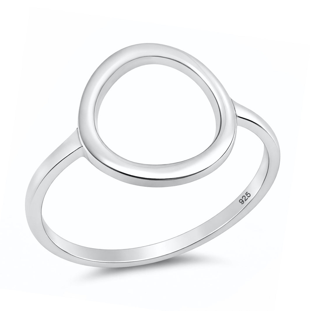 Silver Ring - Open Circle