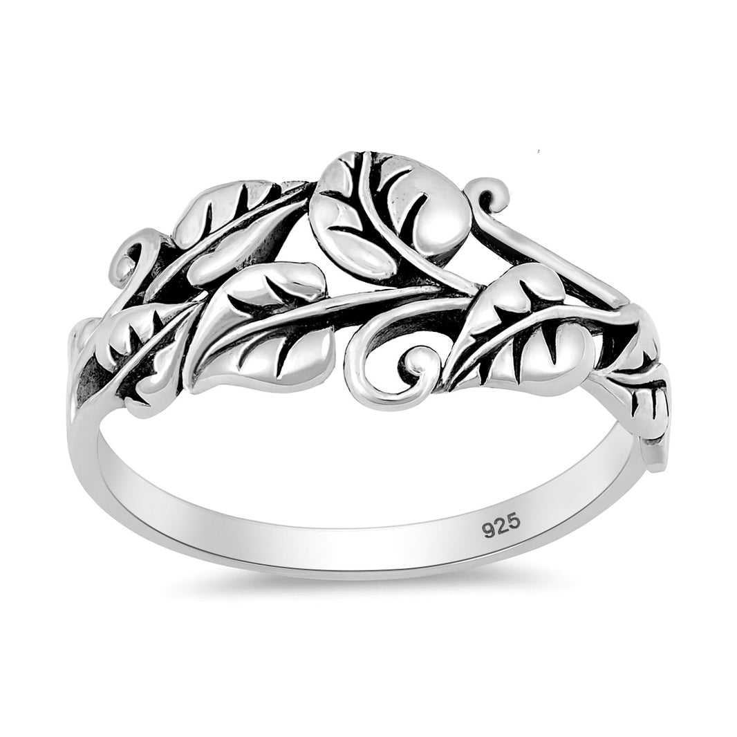 Silver Ring - Leaf