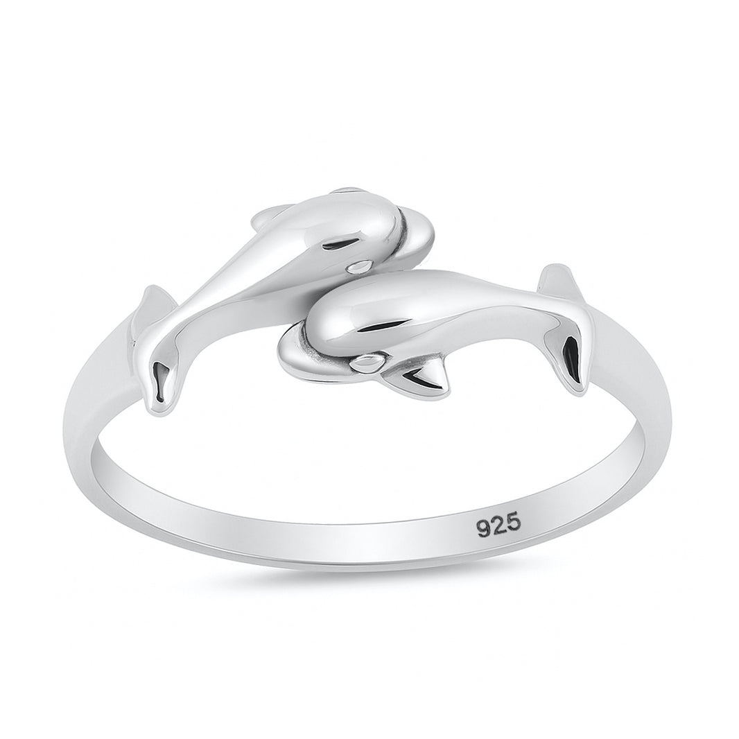 Silver Ring - Dolphin