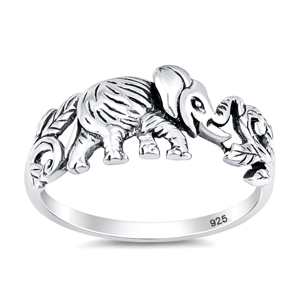 Silver Ring - Elephant