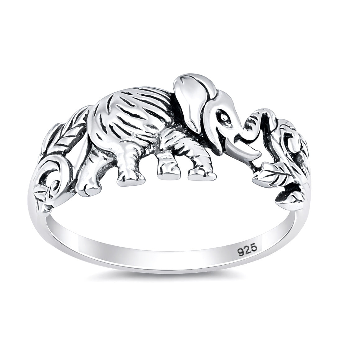 Silver Ring - Elephant