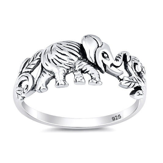 Silver Ring - Elephant