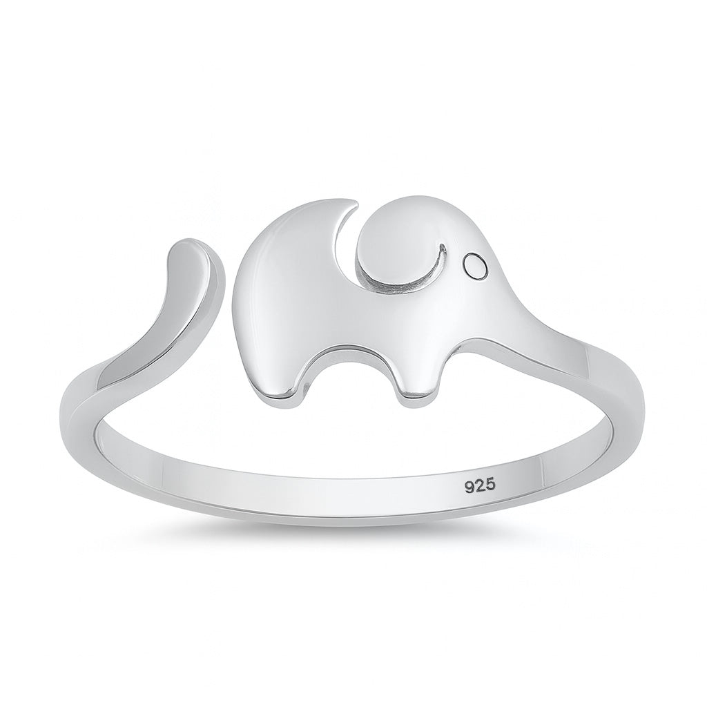 Silver Ring - Elephant