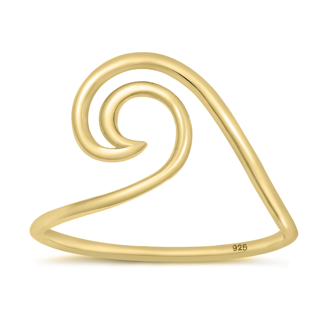 Silver Ring - Wave
