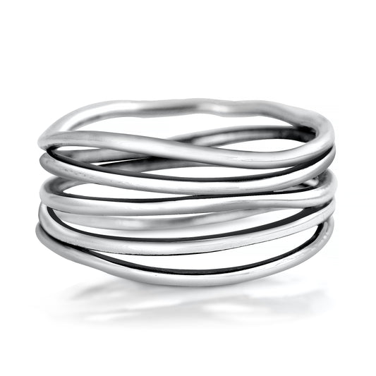 Silver Wire Wrap Ring