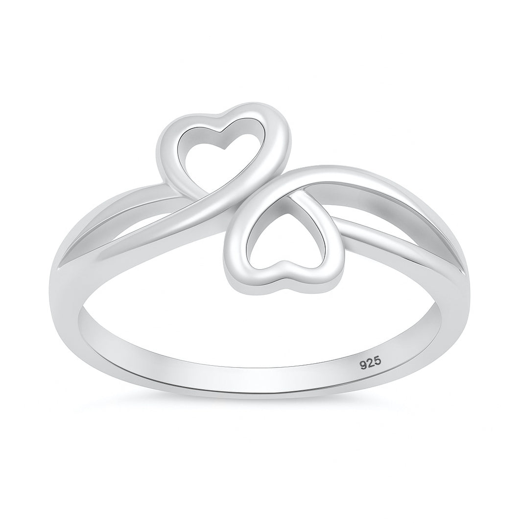 Silver Ring - Hearts