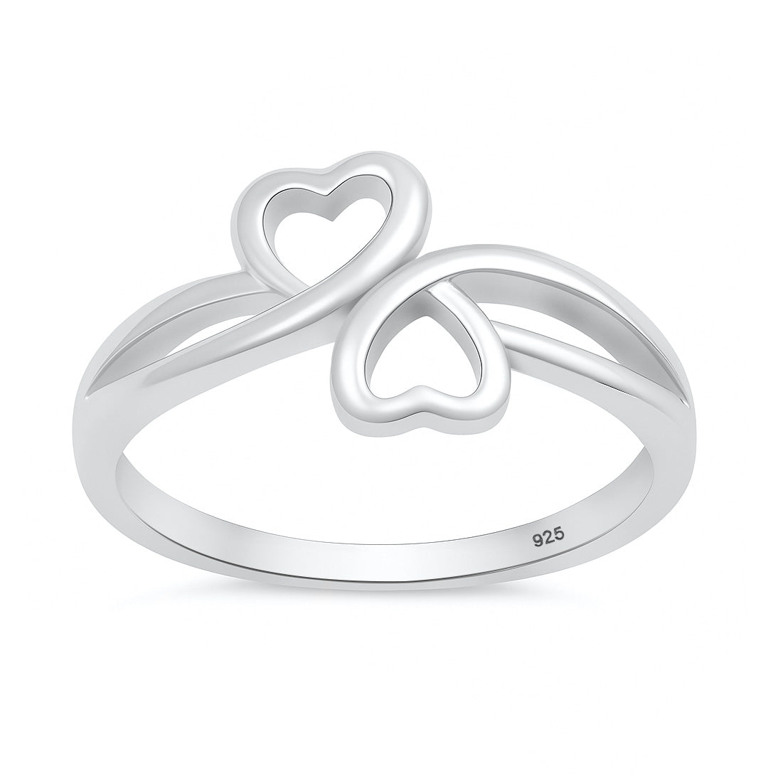 Silver Ring - Hearts