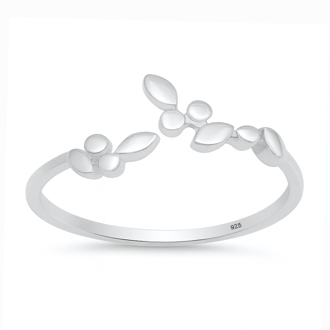 Silver Ring - Little Leaves
