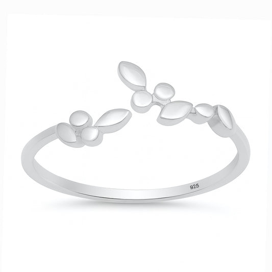 Silver Ring - Little Leaves