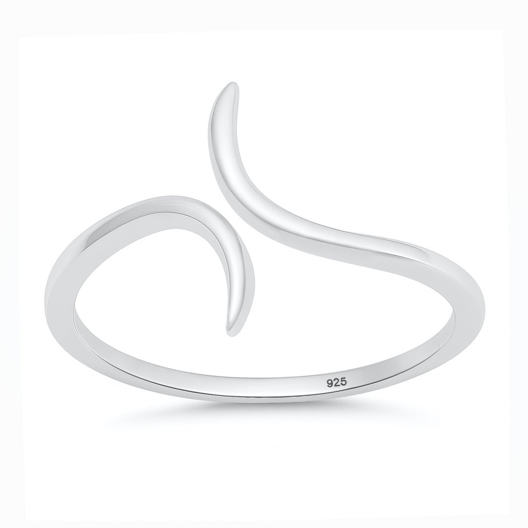 Silver Ring - Curves