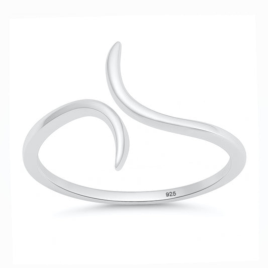 Silver Ring - Curves