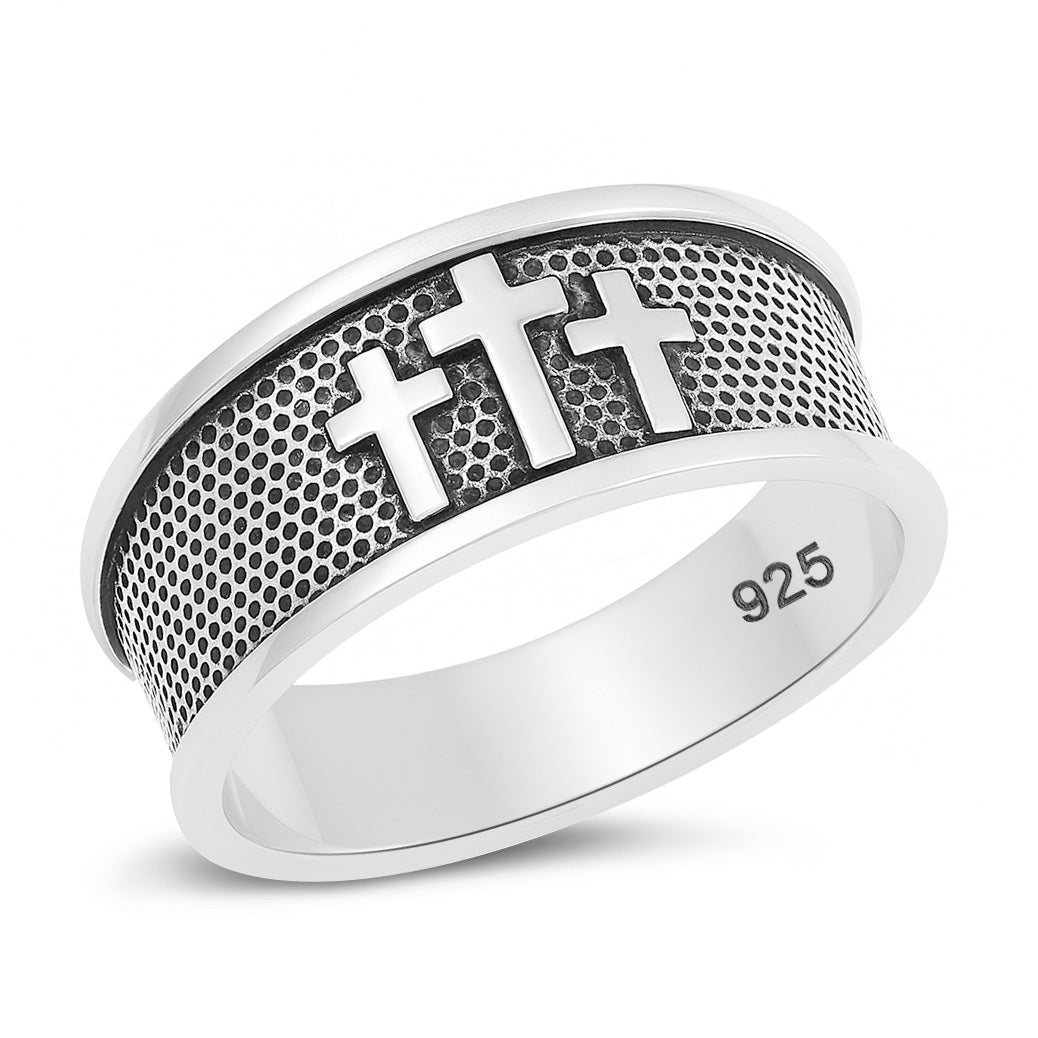 Silver Ring - Cross