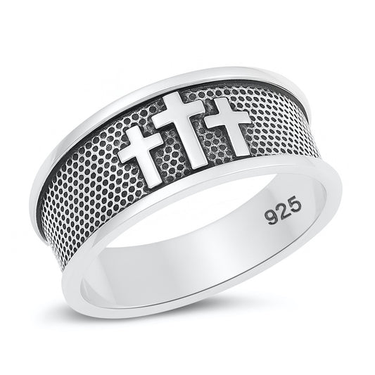 Silver Ring - Cross