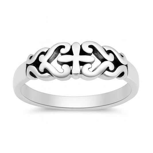 Silver Ring - Cross