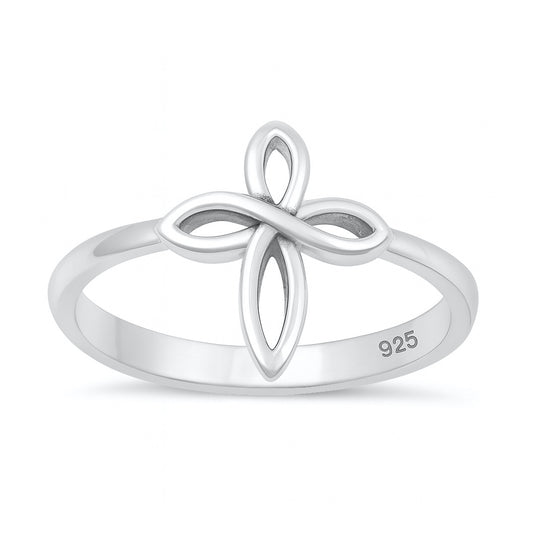 Silver Ring - Cross