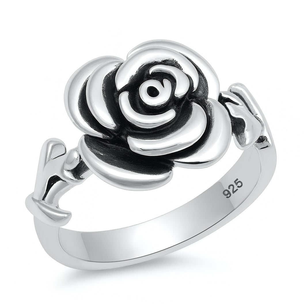 Silver Ring - Rose
