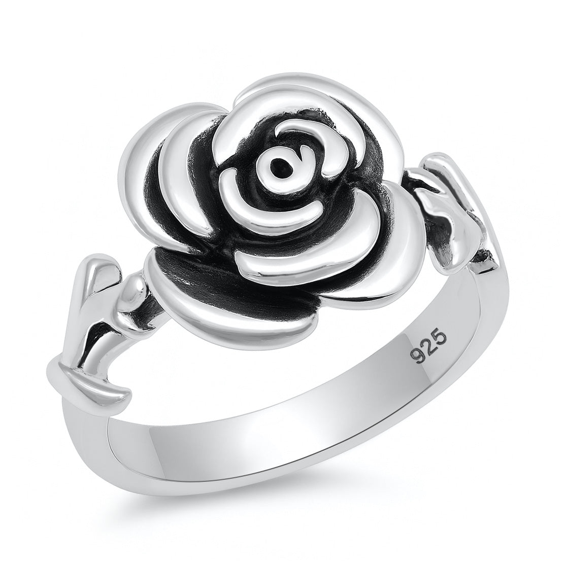 Silver Ring - Rose