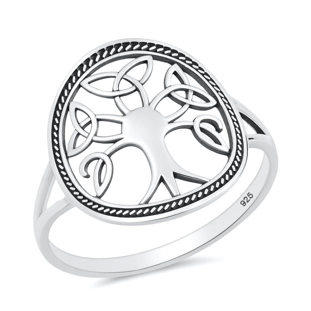 Silver Ring - Celtic Tree of Life