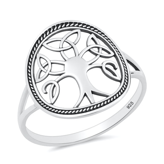 Silver Ring - Celtic Tree of Life