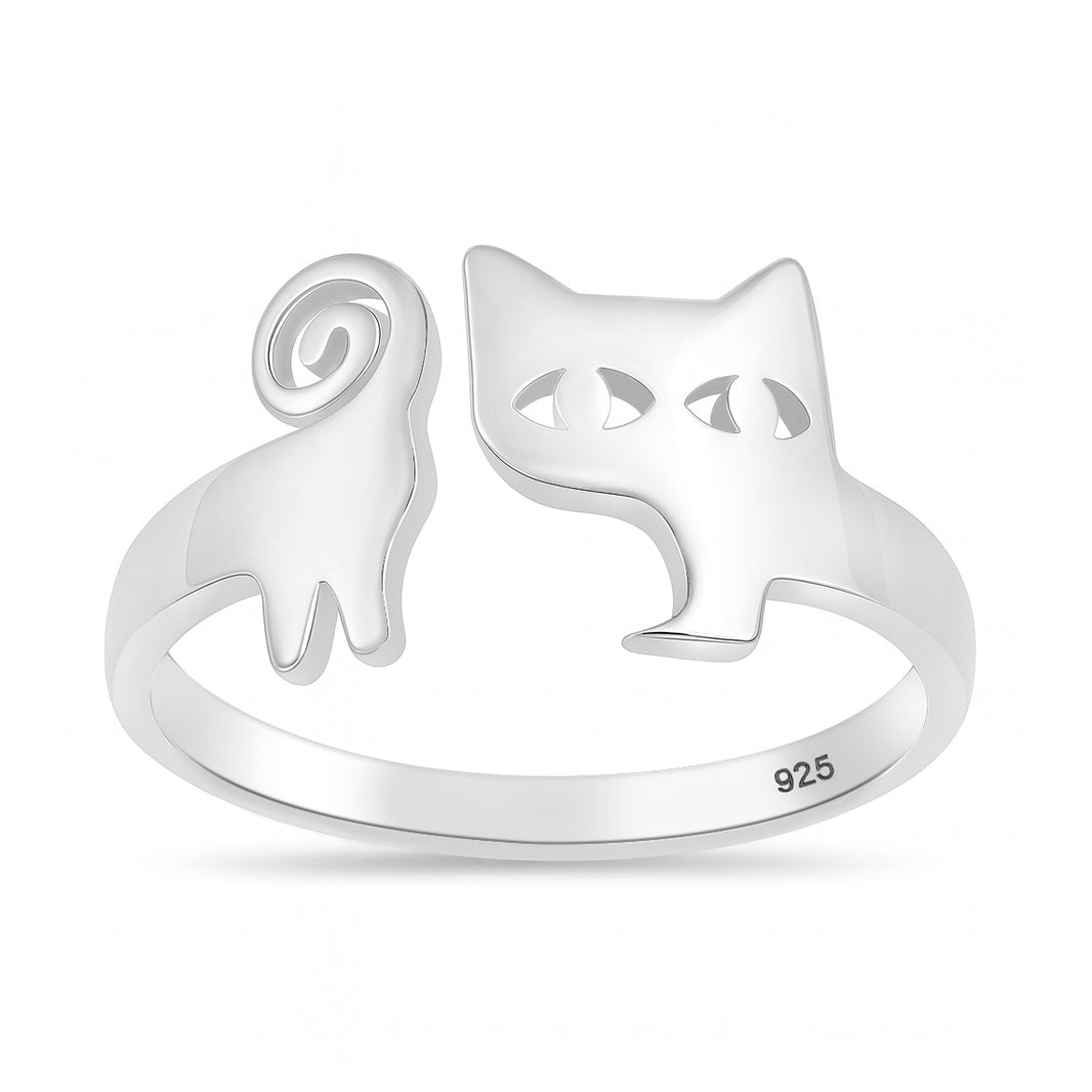 Silver Ring - Cat