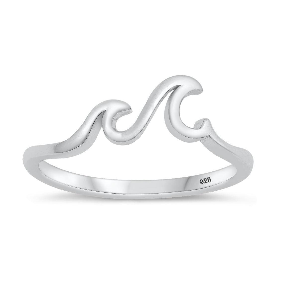 Silver Ring - Little Waves