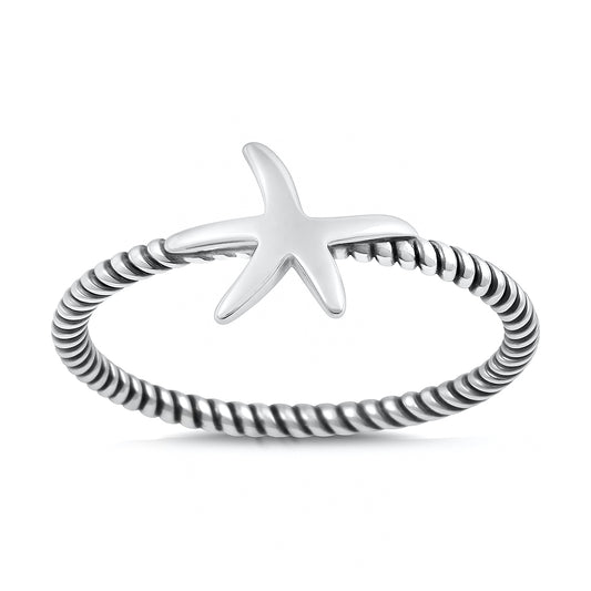 Silver Ring - Starfish