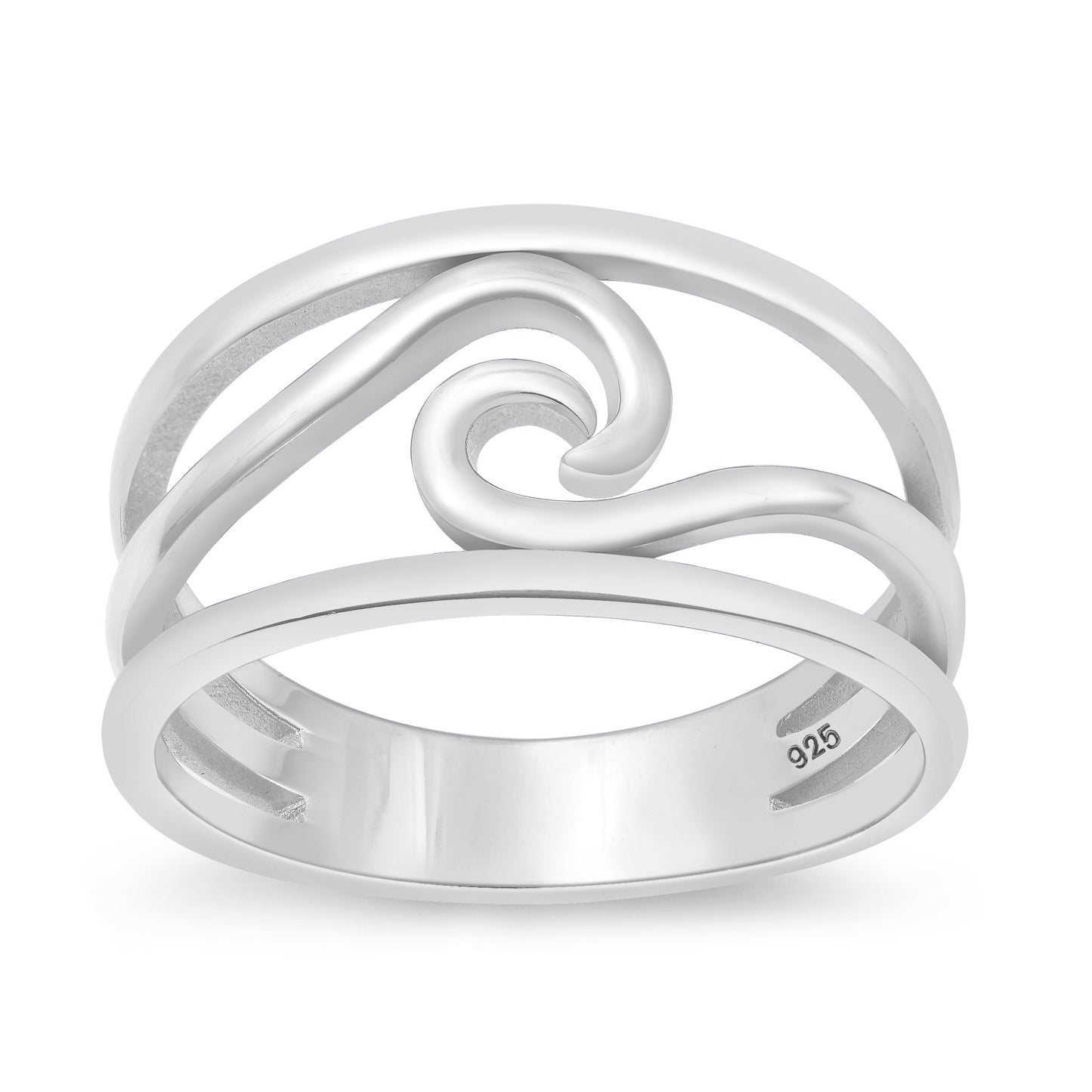Silver Ring - Wave