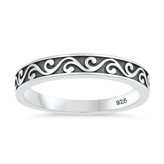 Silver Ring - Filigree Band