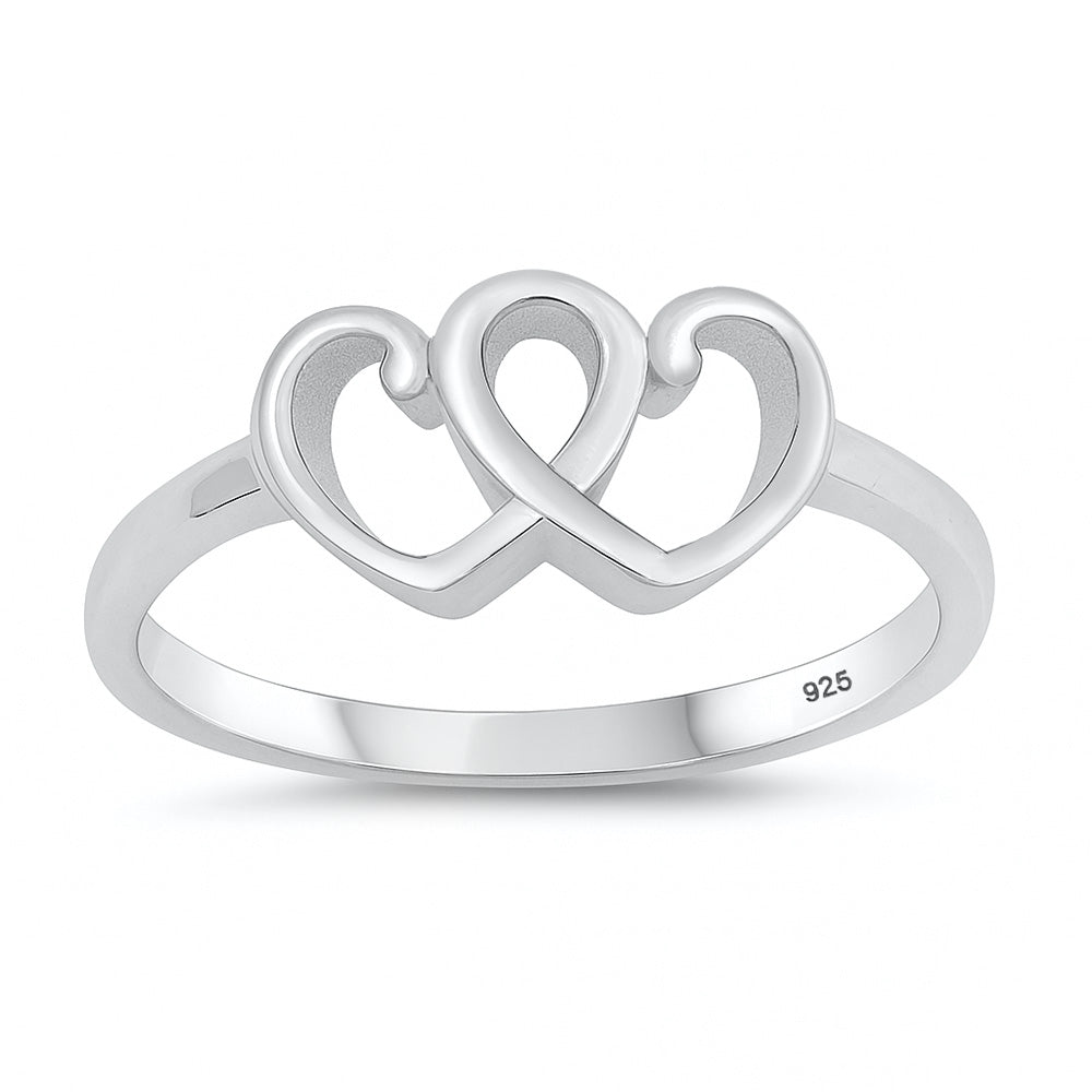 Silver Ring - Hearts