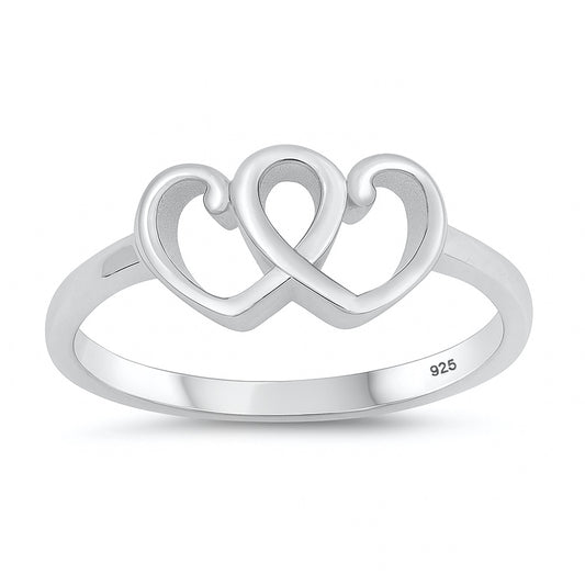 Silver Ring - Hearts
