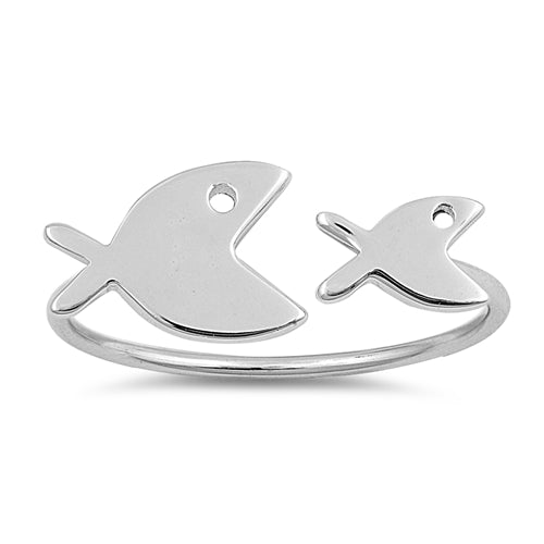 Silver Jewelry - Silver Ring - Fish – Sidney Imports