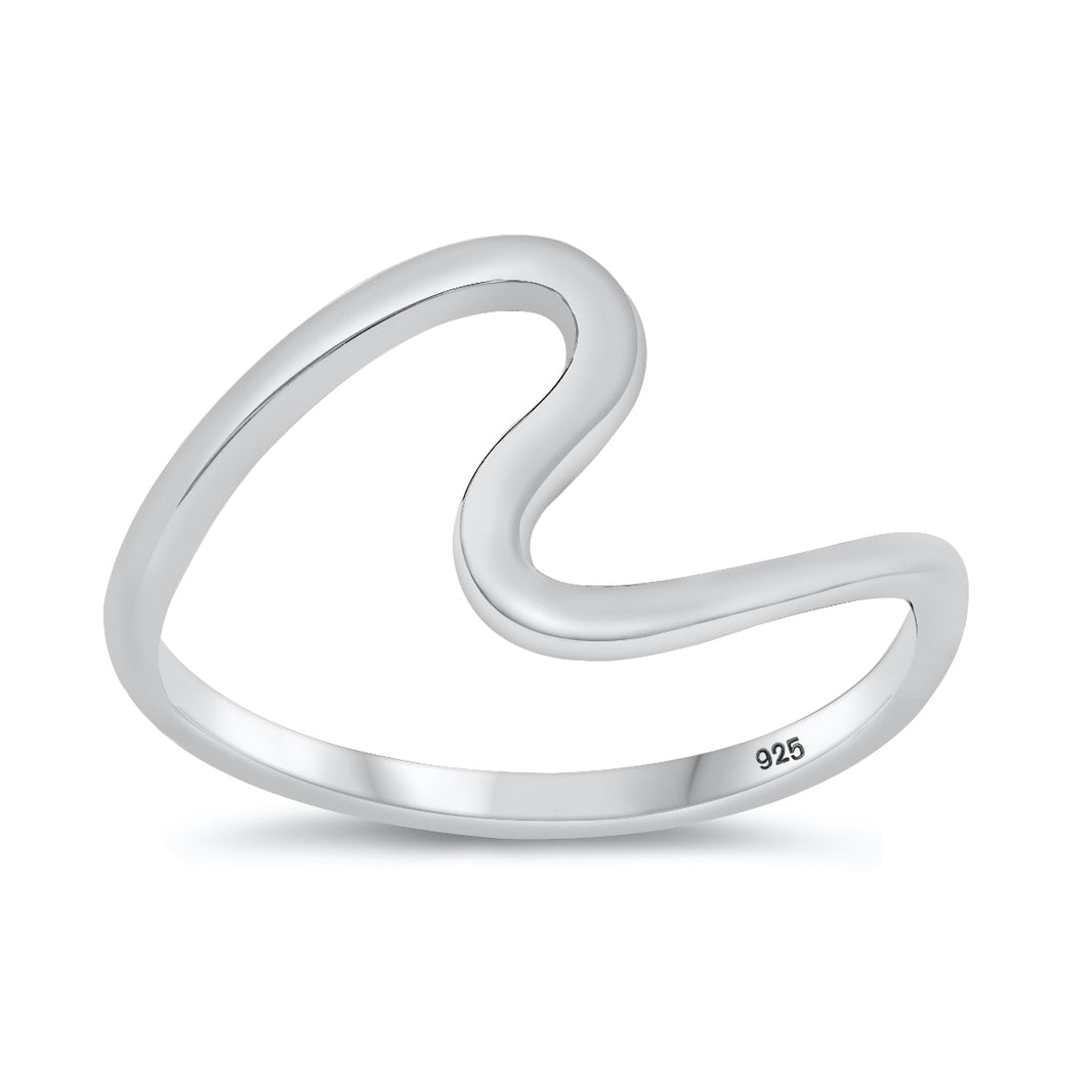 Silver Ring - Wave