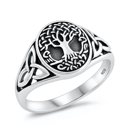 Silver Ring - Celtic Tree of Life