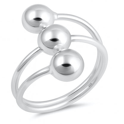 Silver Ball Ring