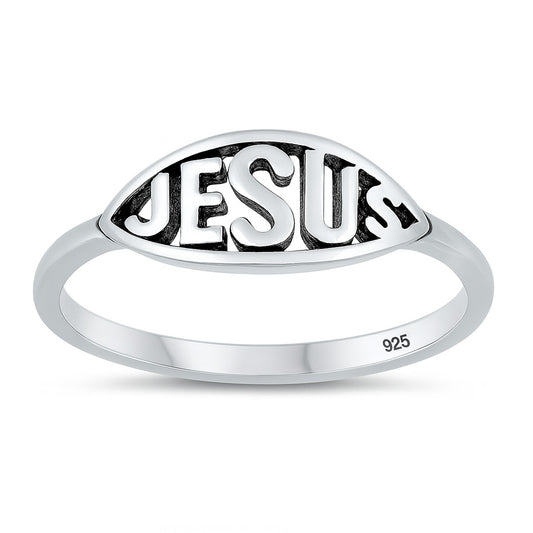 Silver Ring - Jesus