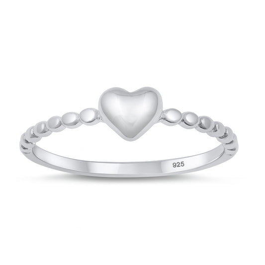 Silver Ring - Heart