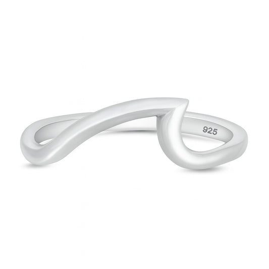 Silver Ring - Wave