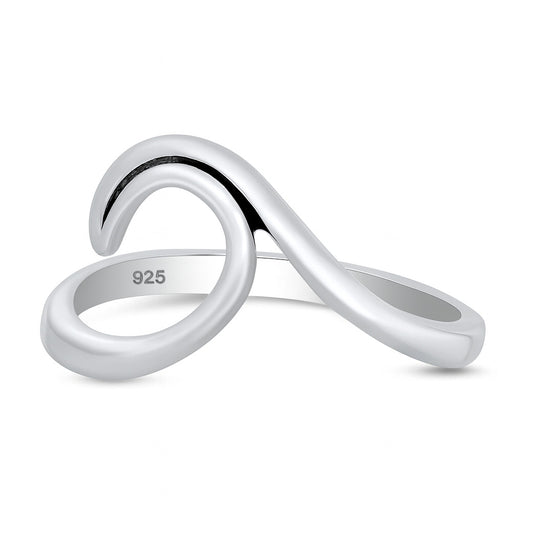 Silver Ring - Wave