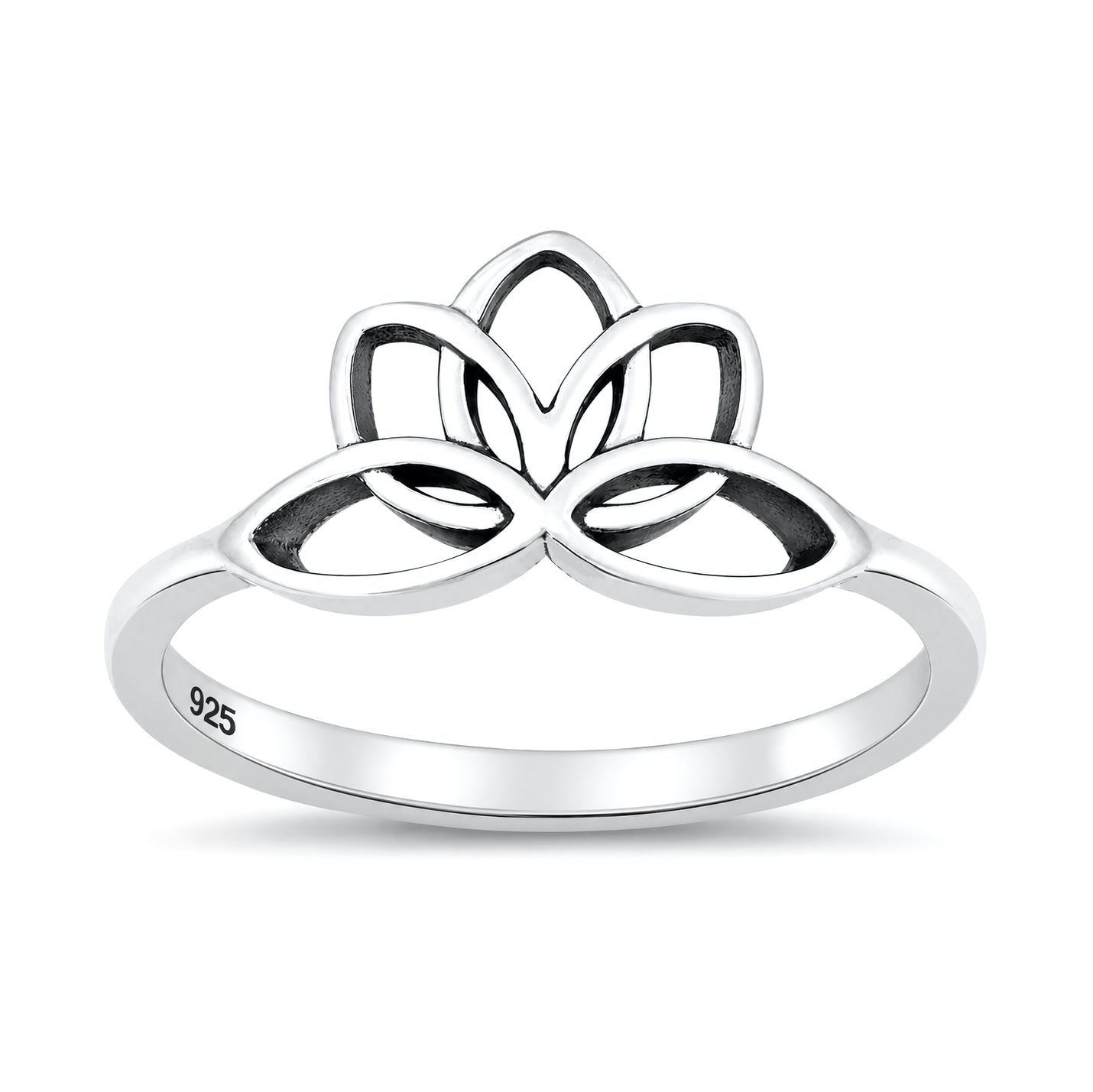 Silver Ring - Lotus Flower