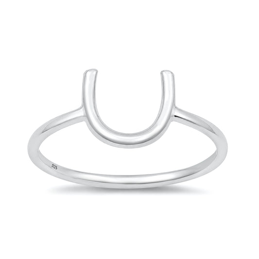 Silver Ring - Horseshoe