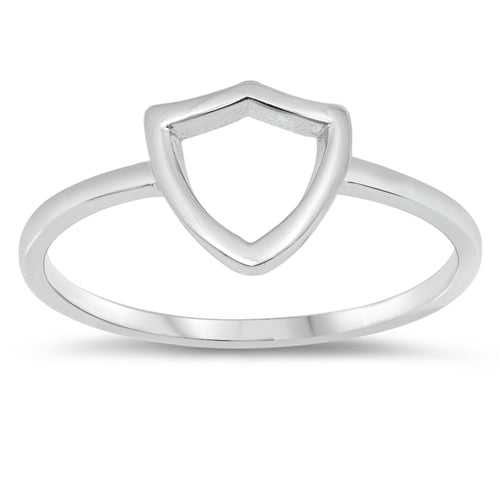 Silver Jewelry - Silver Ring - Shield – Sidney Imports