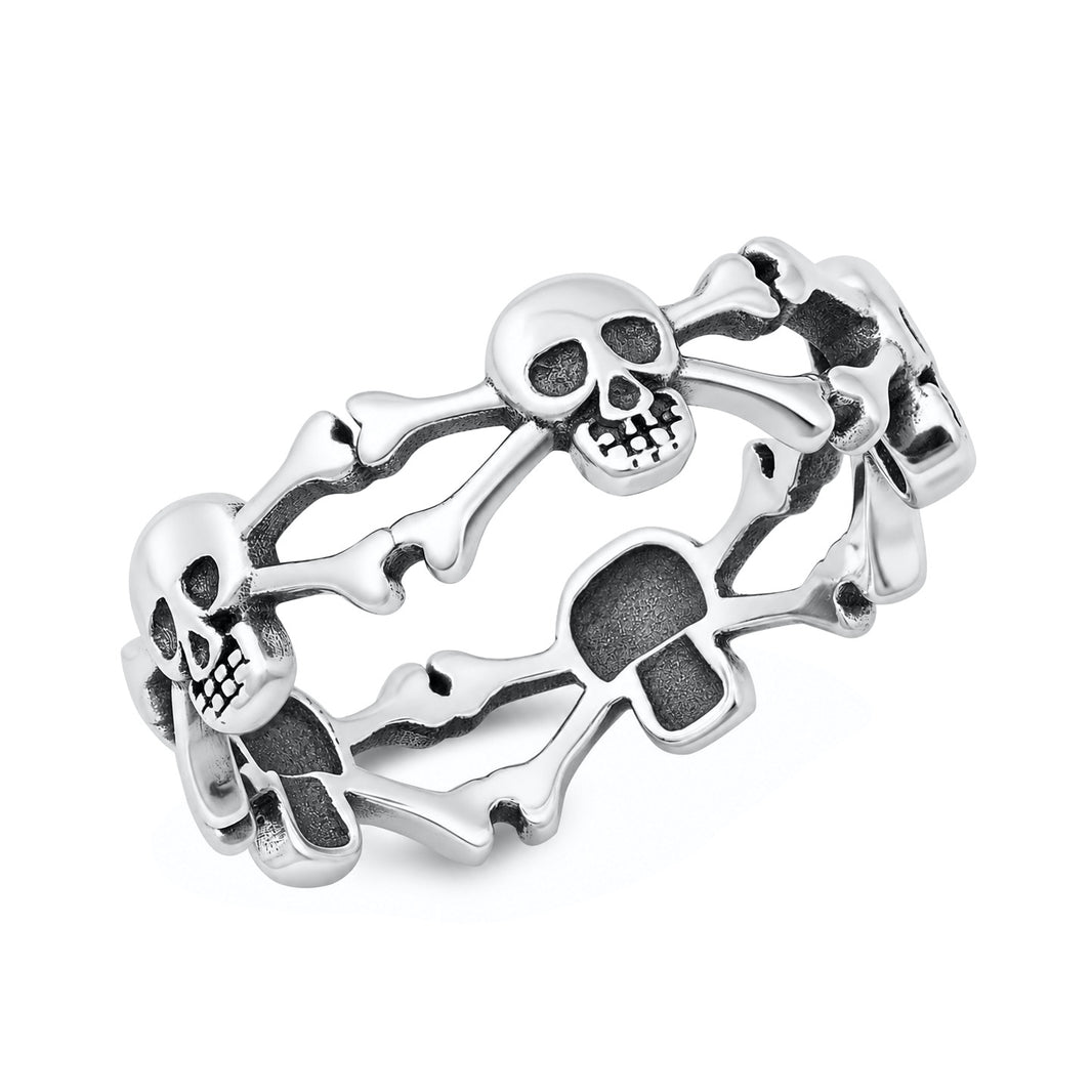 Silver Skull Ring