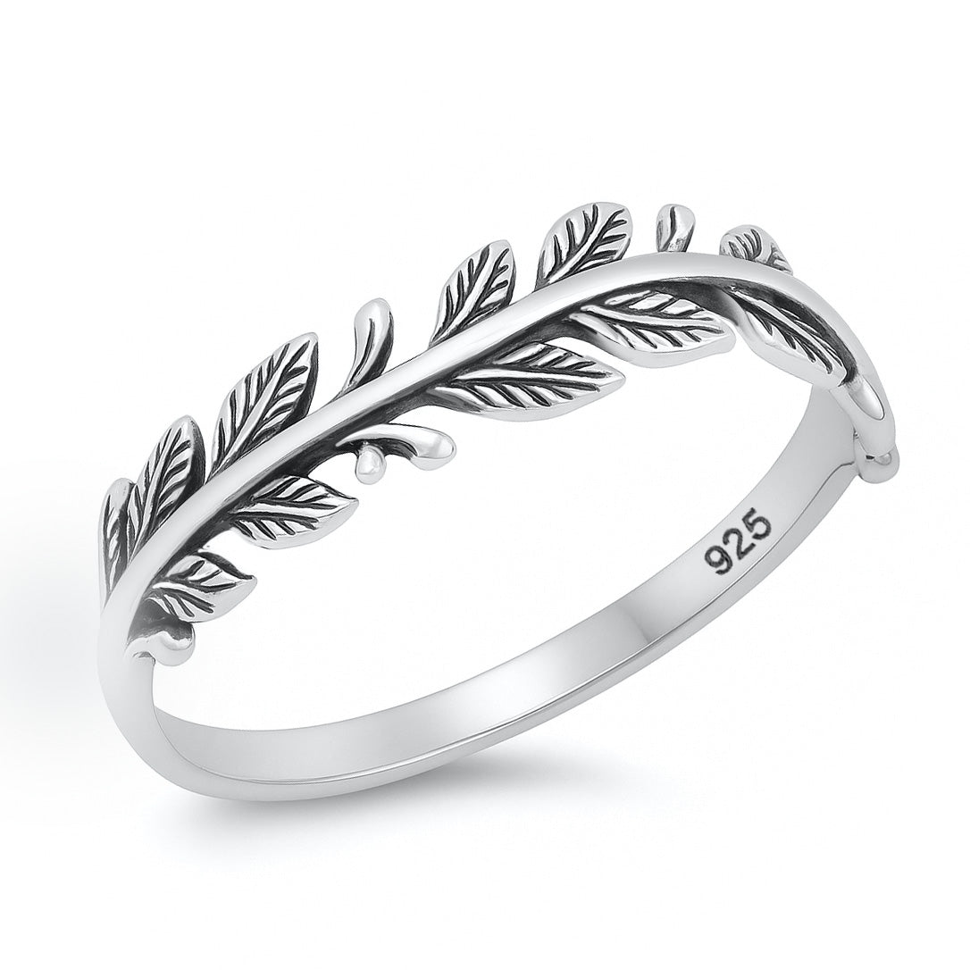 Silver Ring - Leaves