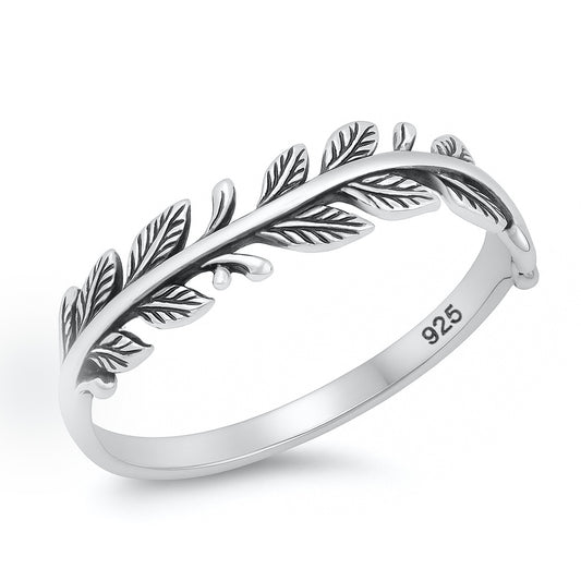 Silver Ring - Leaves