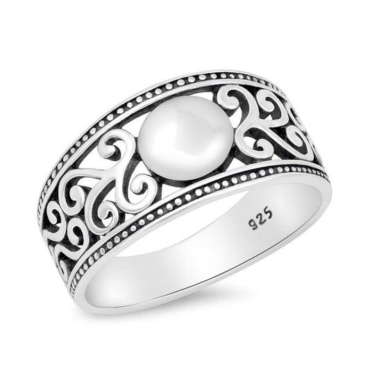 Silver Ring - Bali Design