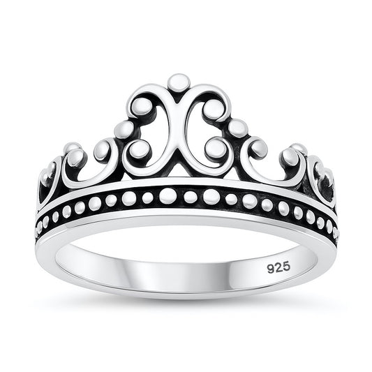 Silver Ring - Crown