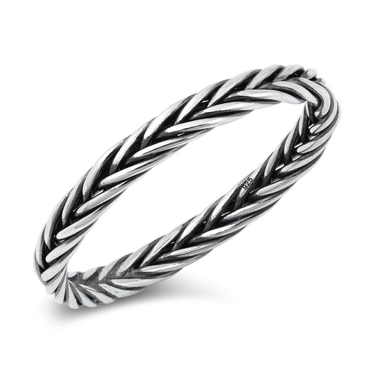 Silver Ring - Braid
