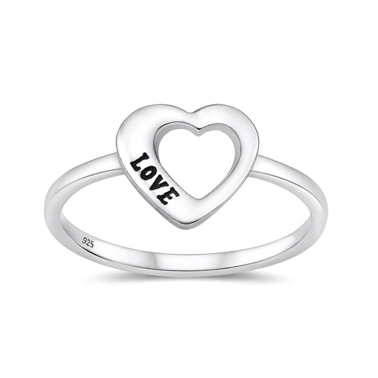 Silver Ring - Heart